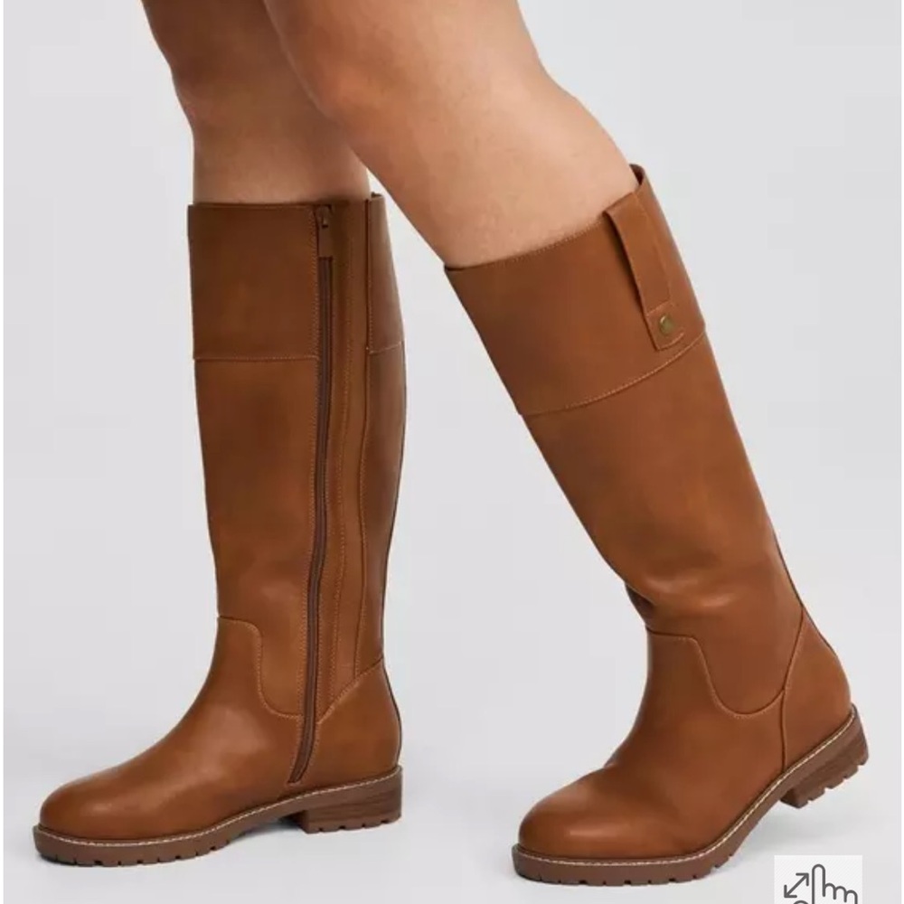 Torrid tall tan Riding Boot in 9WW.